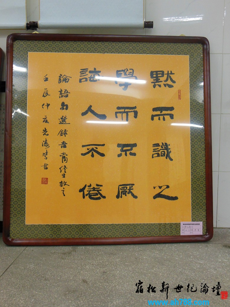 宿松新世纪论坛 摄 2012庆祝教师节宿松名家书法展23.jpg