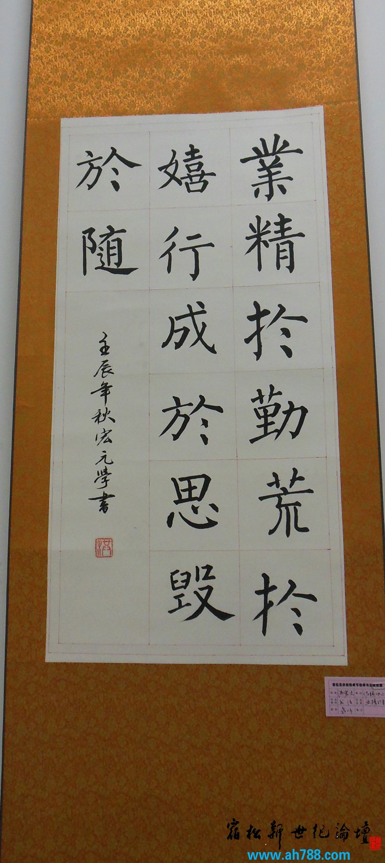 宿松新世纪论坛 摄 2012庆祝教师节宿松名家书法展32.jpg