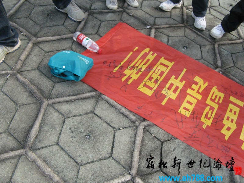 宿松新世纪论坛网友前往钓鱼台保岛示威签名 野餐 烧烤 观光-垂钓活动，宿松新世纪论坛.jpg
