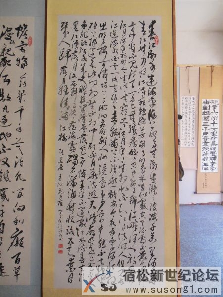 宿松新世纪论坛摄 宿松诗词楹联协会 宿松新韵 诗书画展15.jpg