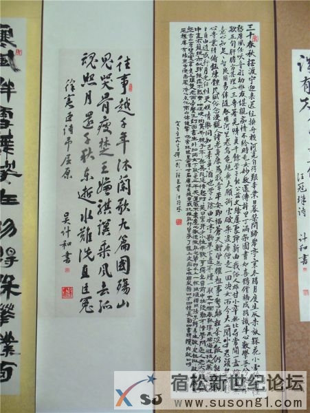 宿松新世纪论坛摄 宿松诗词楹联协会 宿松新韵 诗书画展17.jpg