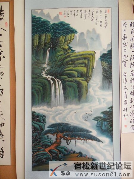宿松新世纪论坛摄 宿松诗词楹联协会 宿松新韵 诗书画展32.jpg