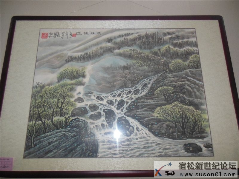 钱艳林山水画作品展宿松新世纪论坛何仁摄14.jpg