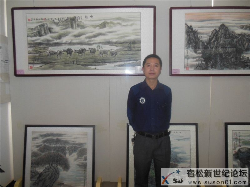 钱艳林山水画作品展宿松新世纪论坛何仁摄25.jpg