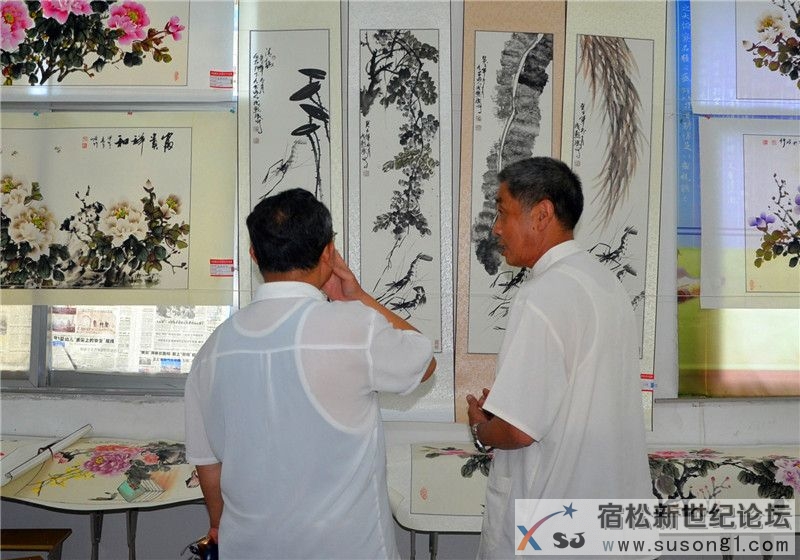 宿松书画牡丹之王李金梅，宿松新世纪论坛摄01.jpg
