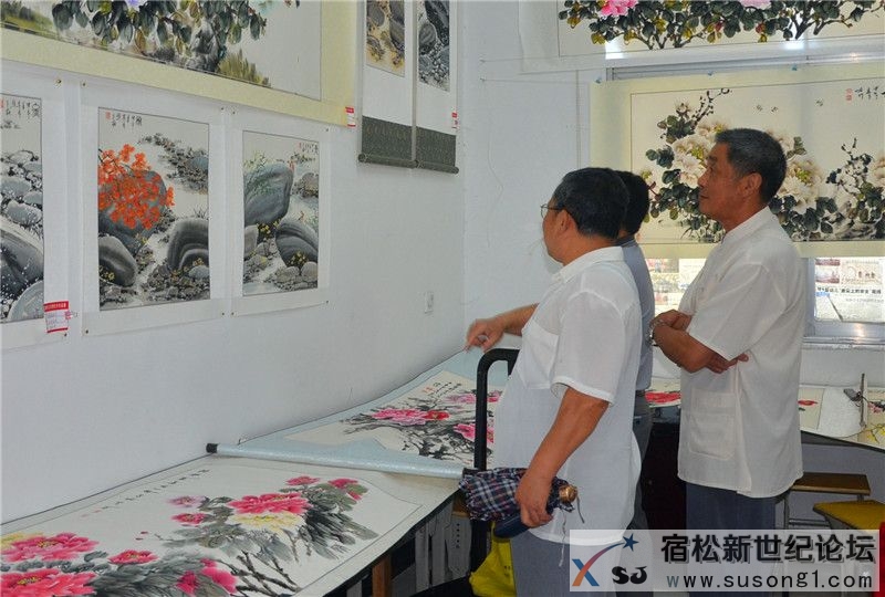 宿松书画牡丹之王李金梅，宿松新世纪论坛摄02.jpg