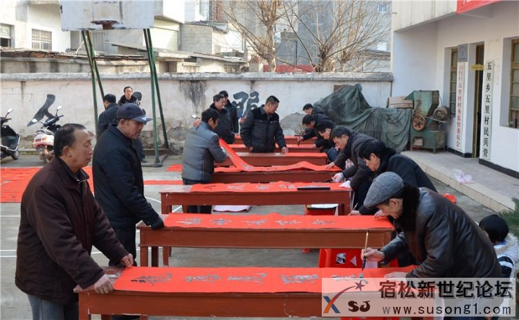 孚玉山宾馆组织书法家下乡为党员送春联5.jpg