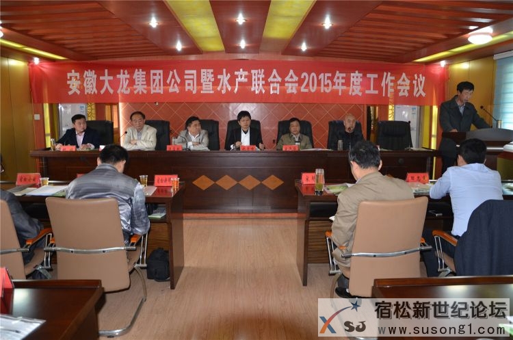 宿松安徽大龙集团公司暨水产联合会2015年度工作会议，何仁摄6.jpg