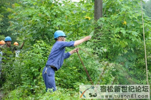县供电公司系统雷雨抢修保电忙