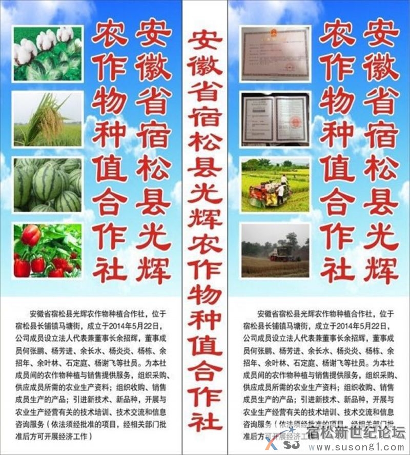    宿松退伍军人创业模范：记宿松县光辉农作物种植专业合作社