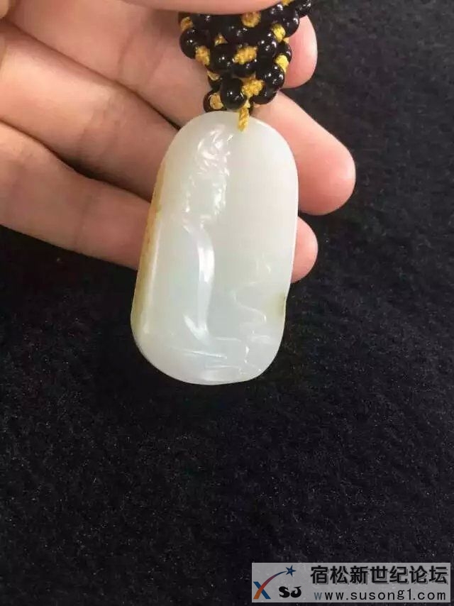 出手和田羊脂籽料观音挂件宿松新世纪论坛