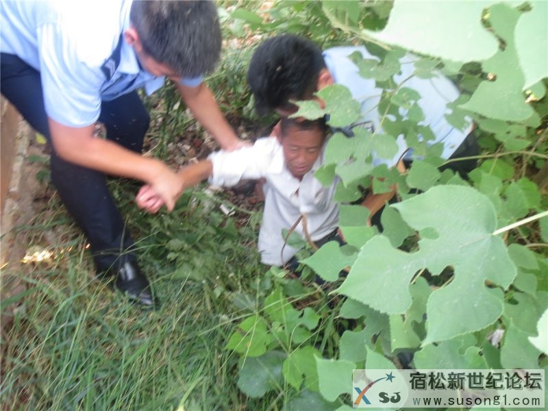 松兹所：及时救助一名醉酒中暑老人宿松新世纪论坛