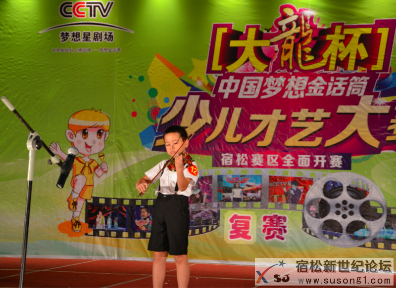 大龙杯少儿才艺大赛宿松赛区复赛现场剪影 更新中宿松新世纪论坛