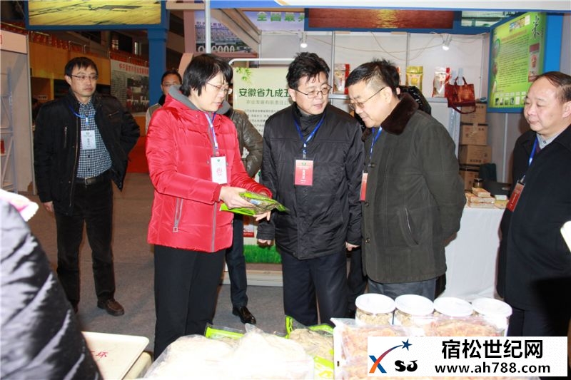 助推宿松企业：宿松受邀参加2016安庆市绿色有机农产品(合肥)年货展销会宿松新世纪论坛