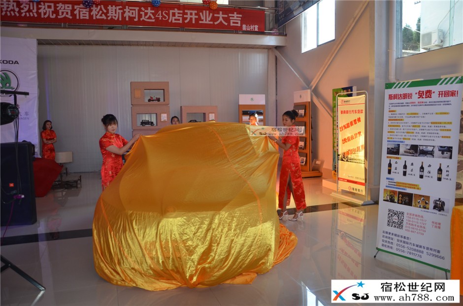 宿松斯柯达开业；宿松世纪网丐昂建站08.jpg