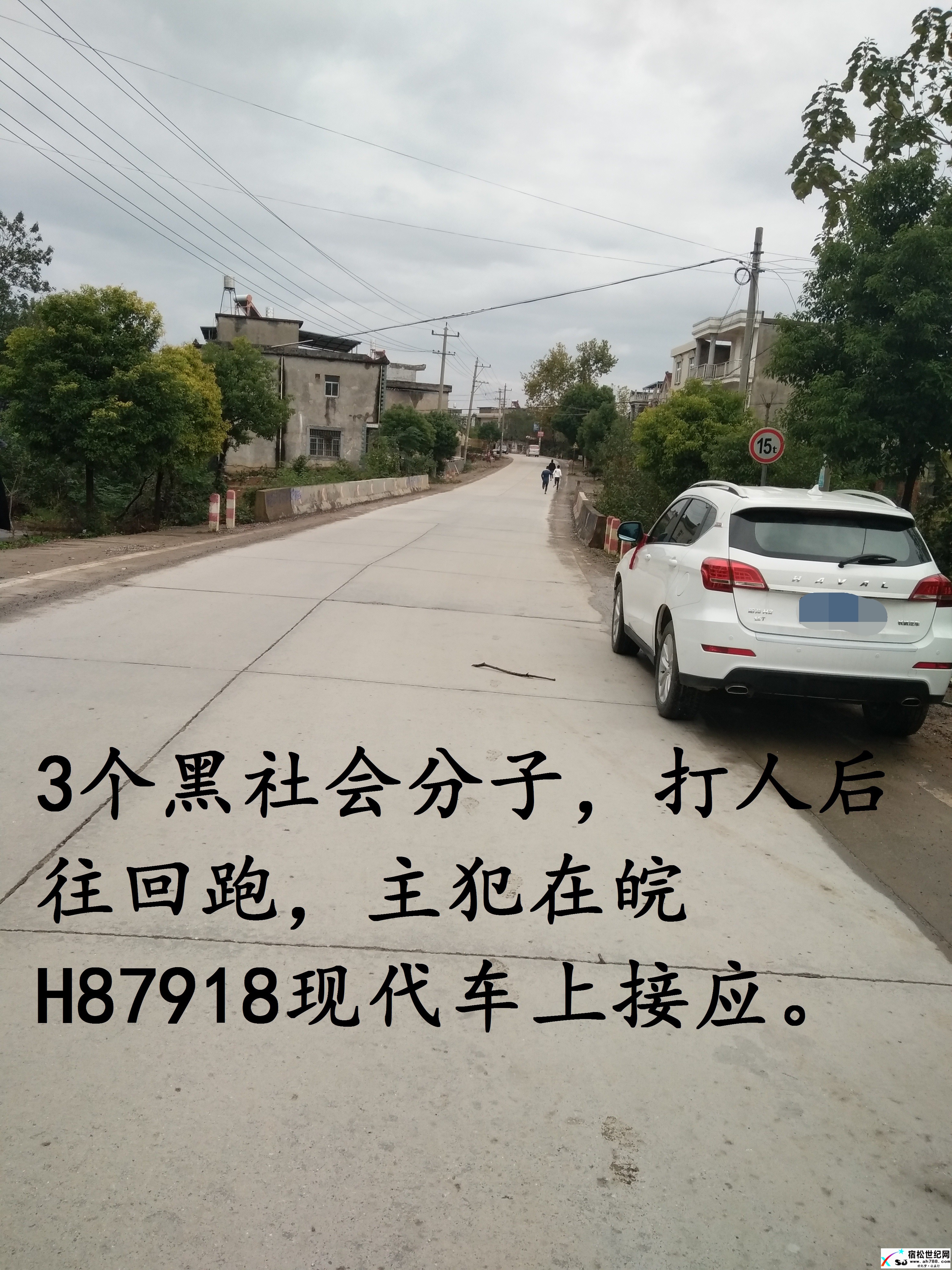 3个打人者逃走的图片