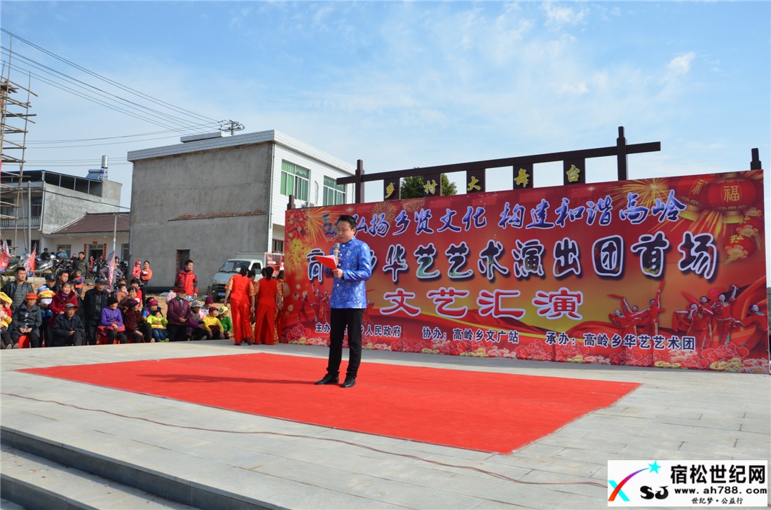 宿松华艺艺术团开业首场演出隆重举行宿松世纪网