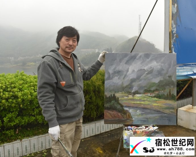 宿松县文艺界扎实开展“脱贫攻坚  美丽乡村建设”写生创作活动宿松世纪网