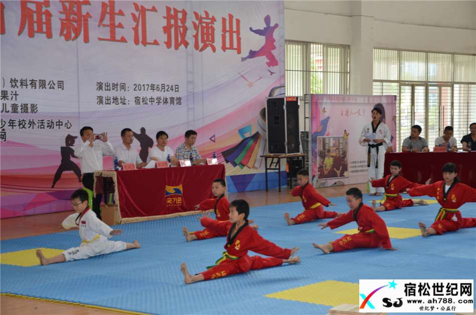 中国猛武会宿松少年强品格塑造教育2017首届新生汇报演出在宿松中学体育活动中心举行 (5).jpg