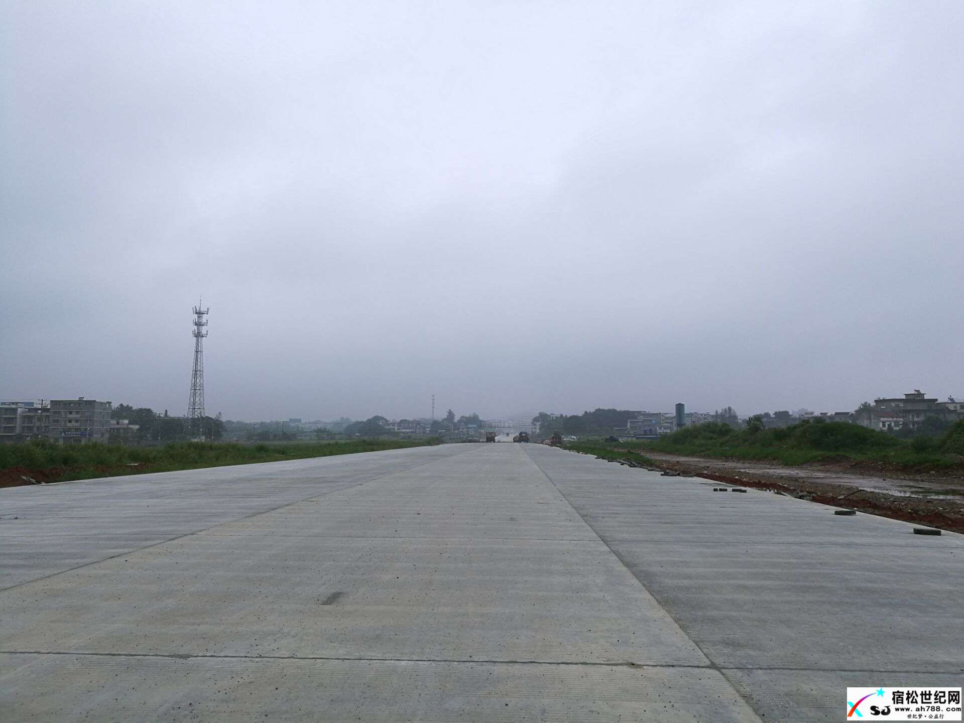 宿松县龙门南路保障房至向阳河混凝土主车道完成宿松世纪网