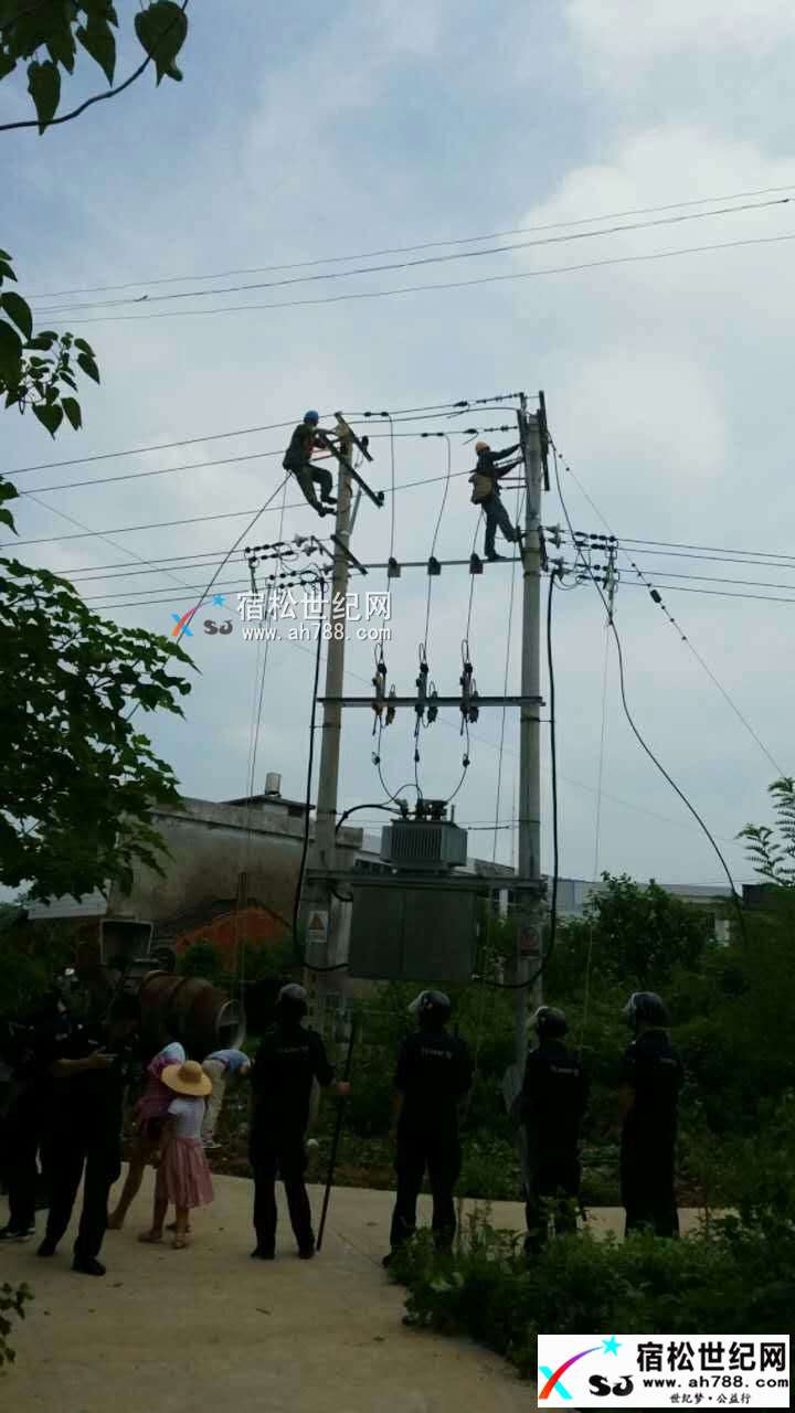 电网民生工程遭阻挠 公安及时打击宿松世纪网