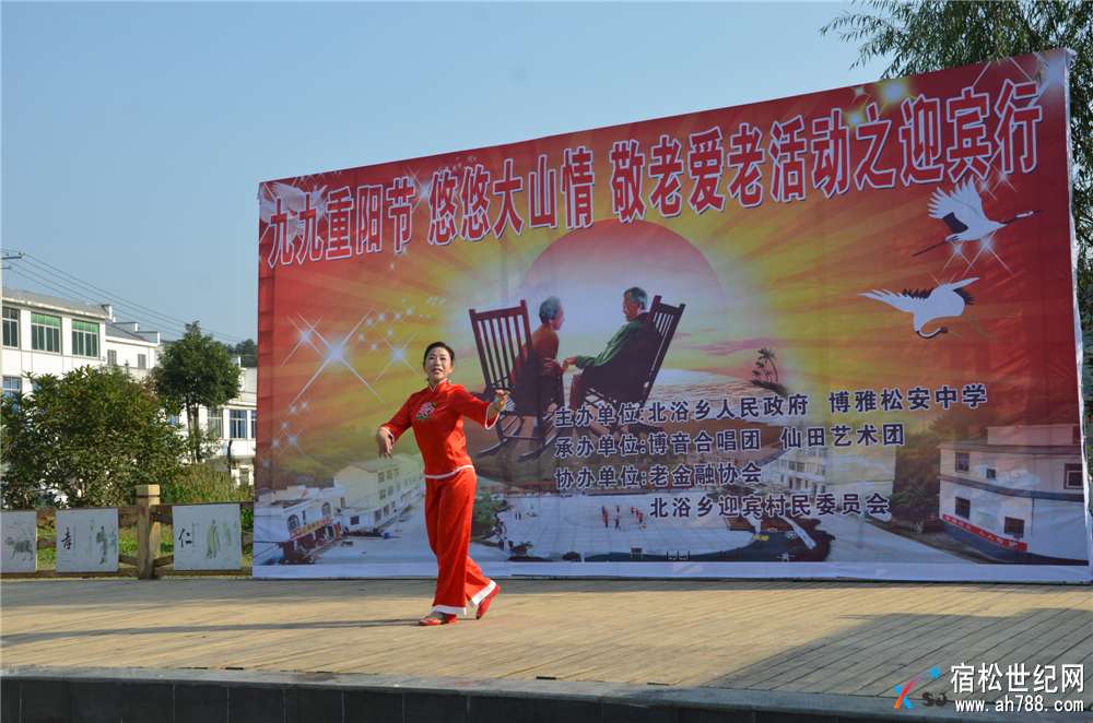 “九九重阳节 悠悠大山情”慰问演出在北浴乡迎宾村成功举行，宿松博雅，宿松世纪网 (21).jpg