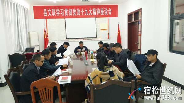宿松县文联召开学习贯彻党的十九大精神座谈会.jpg
