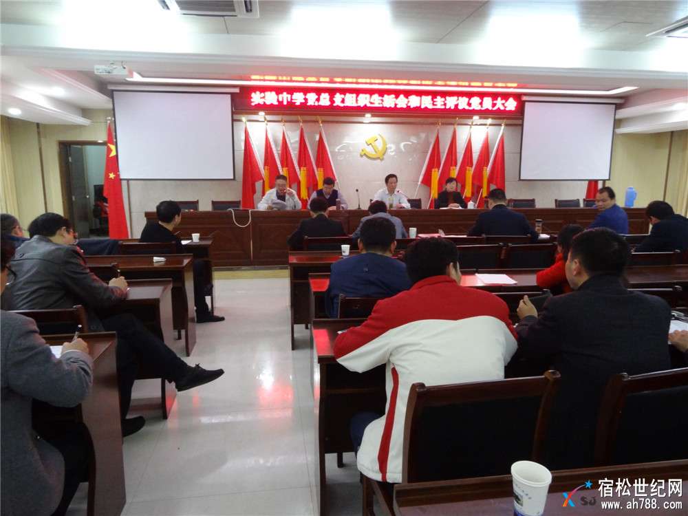 实验中学党总支召开组织生活会和民主评议党员大会01.jpg