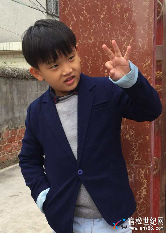 宿松男孩与书法的故事