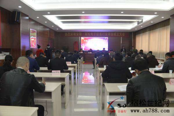 安徽宿松电子信息行业商会第一届一次会员代表大会正式成立，宿松世纪网 (1).jpg
